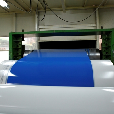 usine de revêtement de couleur de feuillard de 1350mm plusieurs lignes de vitesse 1.0-2.5mm