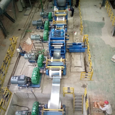 Ligne processus 0.13-2.5mm de Cgl de bande en métal solides solubles 700-1450mm