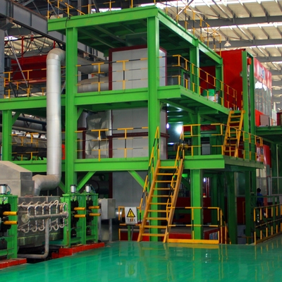 Ligne de revêtement de couleur d'acier au carbone pour le métal en acier plat 150000 T/Y