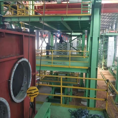 Ligne en acier processus 0.15-0.8mm de galvanisation d'immersion chaude 1250mm 200000TPY