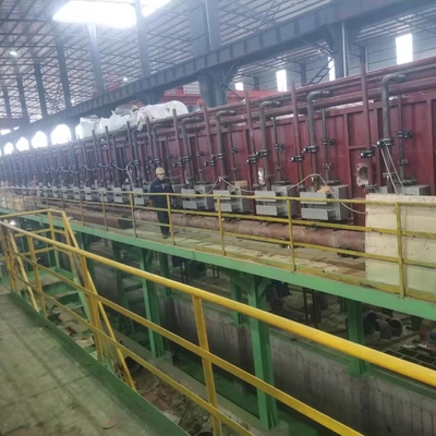 Ligne de recuit de galvanisation d'immersion chaude dans la ligne 0.18-0.8mm 1250mm 180 000TPY