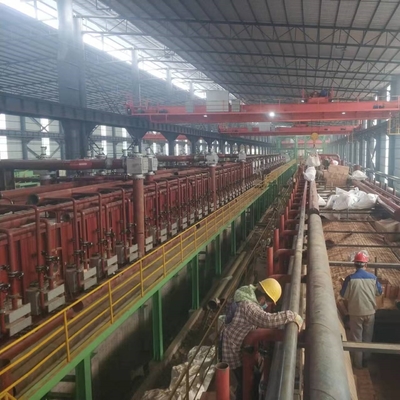Lignes processus 1.0-1.5mm 650mm de galvanisation d'immersion chaude de zinc 100 000TPY