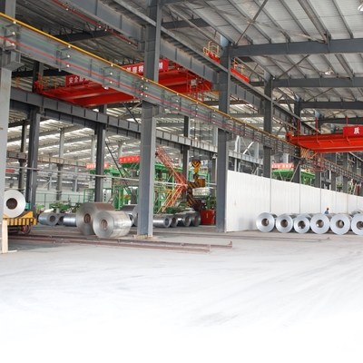 Ligne continue en acier processus 1.5-3.0mm 600mm 120000TPY de galvanisation de bobine