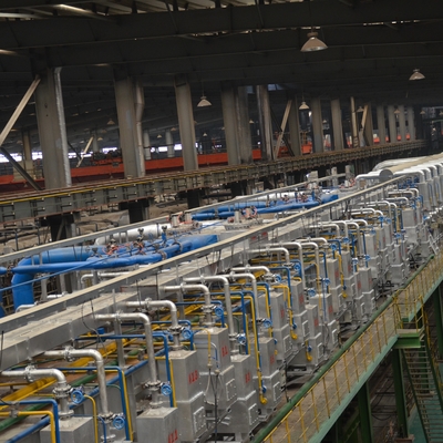 Ligne de recuit équipement 0.5mm de galvanisation 1.5mm 750mm 280000TPY
