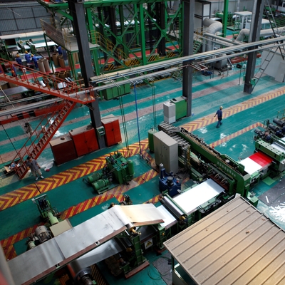 Installation de galvanisation continue de l'immersion 120000TPY chaude 1.5mm 3.0mm 680mm