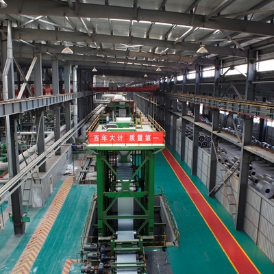 Ligne 0.5-1.5mm de Galvalume d'équipement de galvanisation d'immersion chaude de zinc 650mm 120000TPY