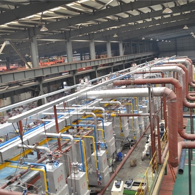 ligne continue de galvanisation d'immersion chaude de 0.3mm-2.5mm équipement pour l'aciérie