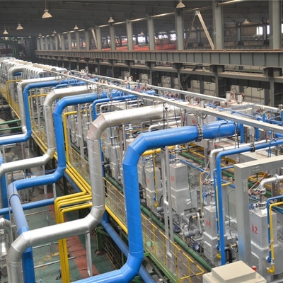 ligne continue de galvanisation d'immersion chaude de 0.3mm-2.5mm équipement pour l'aciérie