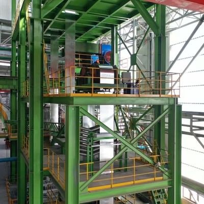 ligne 1250mm continue processus de galvanisation de 0.4-1.8mm pour l'industrie sidérurgique