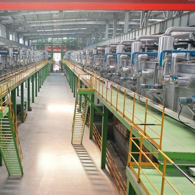 Galvanisation continue d'industrie sidérurgique après laminage à chaud avec le gaz de four