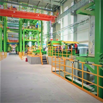 Matériel d'usine automatique de galvanisation d'immersion chaude pour le métal en acier 1500mm de courrier de bobine de bande