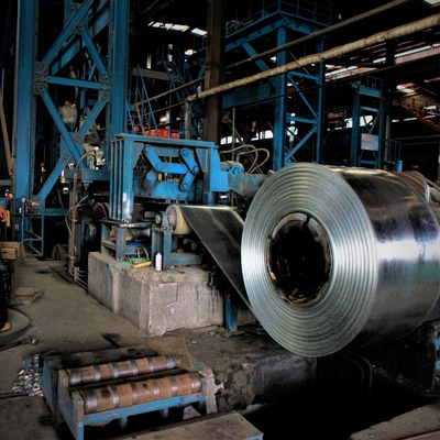 Ligne verticale continue plaque d'acier de galvanisation d'alliage du processus 0.14-2.6mm 550-1350mm