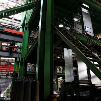 Chaîne de production en acier de galvanisation d'immersion chaude de bande bobine froide de HDGL pour enduire le zinc
